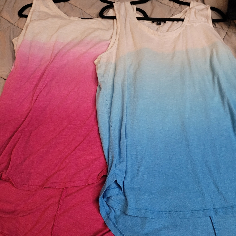 2 umbre high low tanks